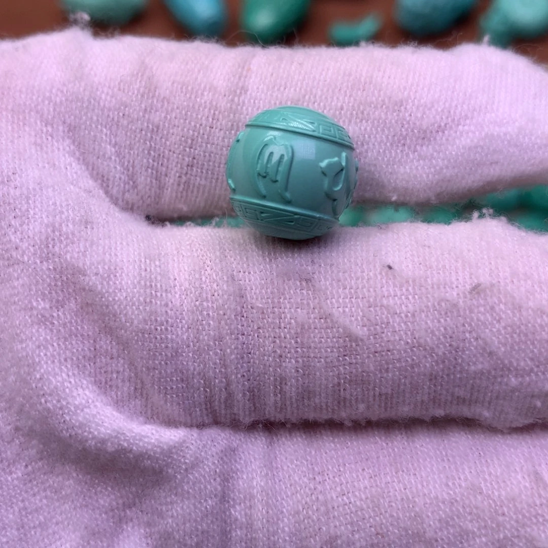 原生态散珠配珠六字箴言卡12.6