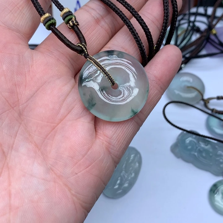 偶***尔一物一图，平安扣吊坠