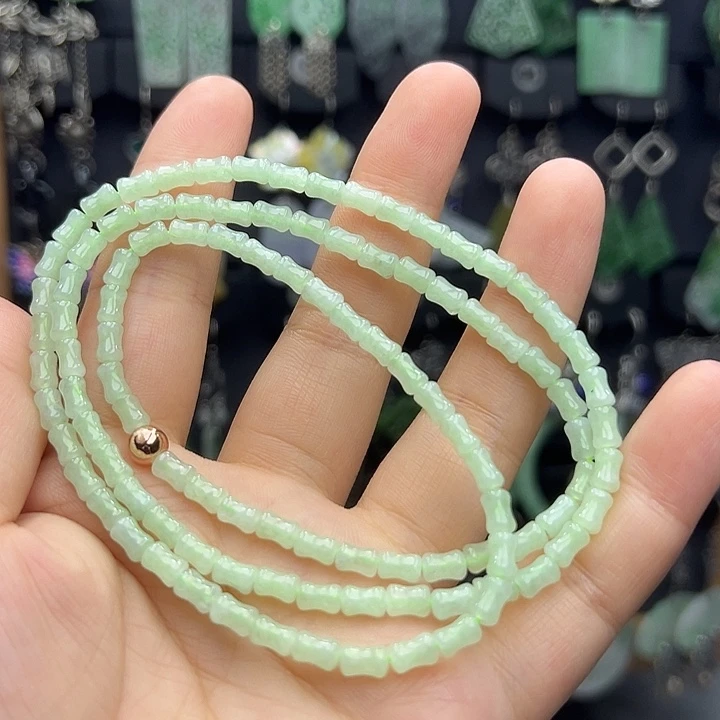 银S925镶嵌翡翠耳饰