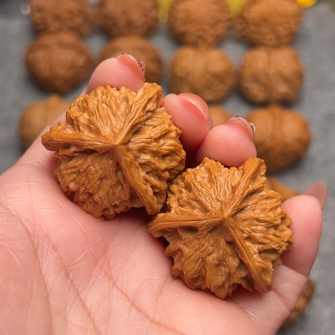 把件文玩核桃精品盘山三棱38全品正奔毕业款