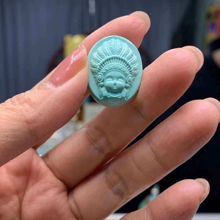 绿松石未镶嵌配饰