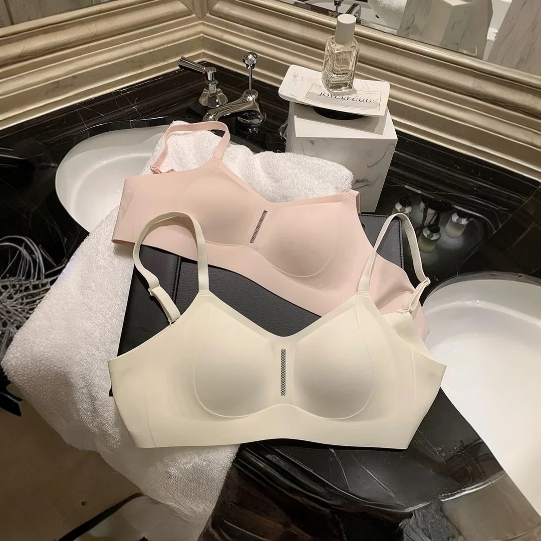 【拍一发二】聚拢小胸凉感超薄收副乳防下垂细肩带美背无痕内衣女