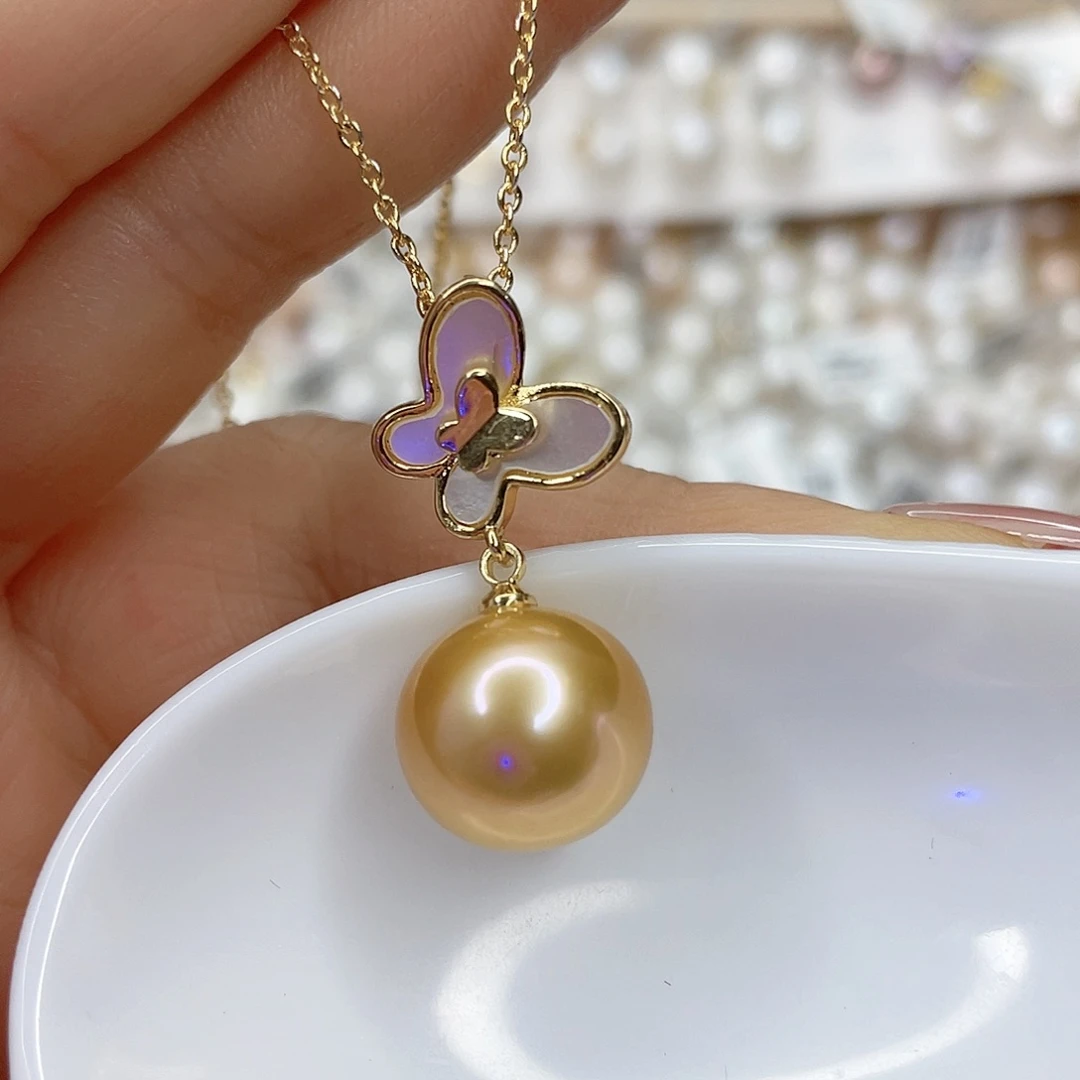 淡水珍珠未镶嵌吊坠(赠链)