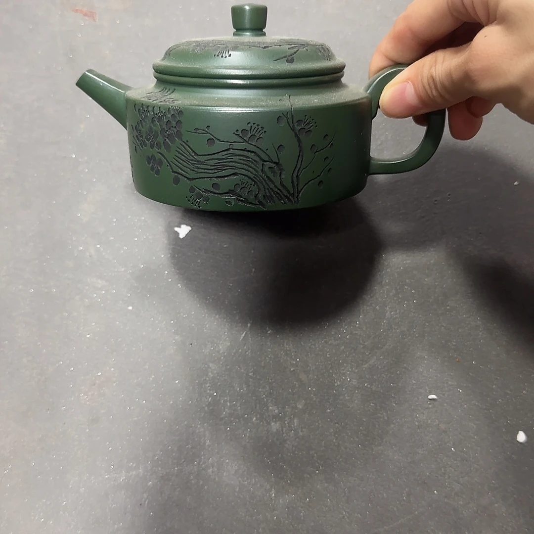 茶壶底槽青民间手艺人全手工制作