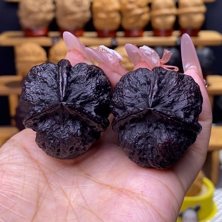 把件文玩核桃蝉王三棱41号38尺