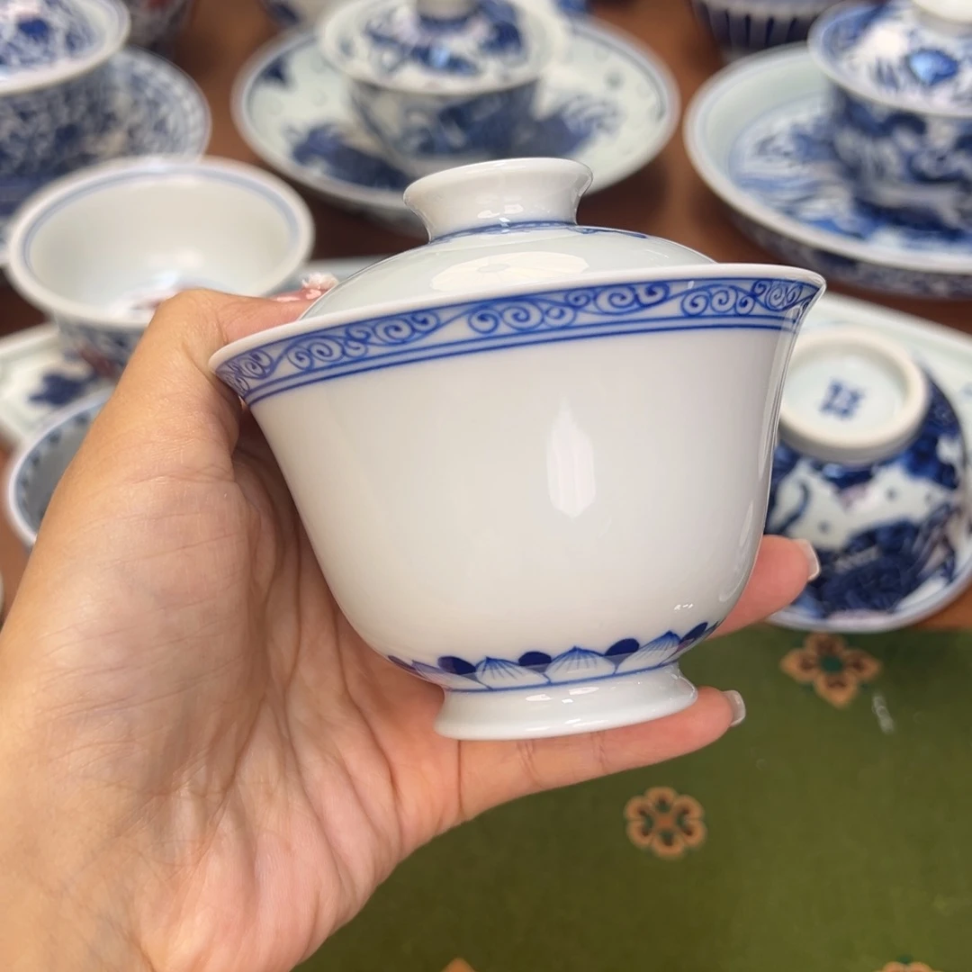 景德镇手绘盖碗111