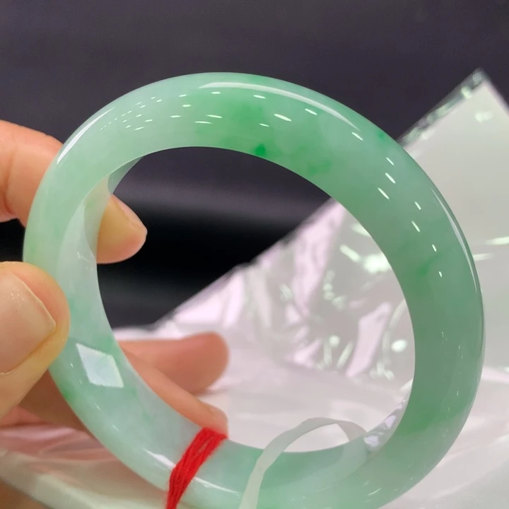 未镶嵌手镯翡翠正圈51～52