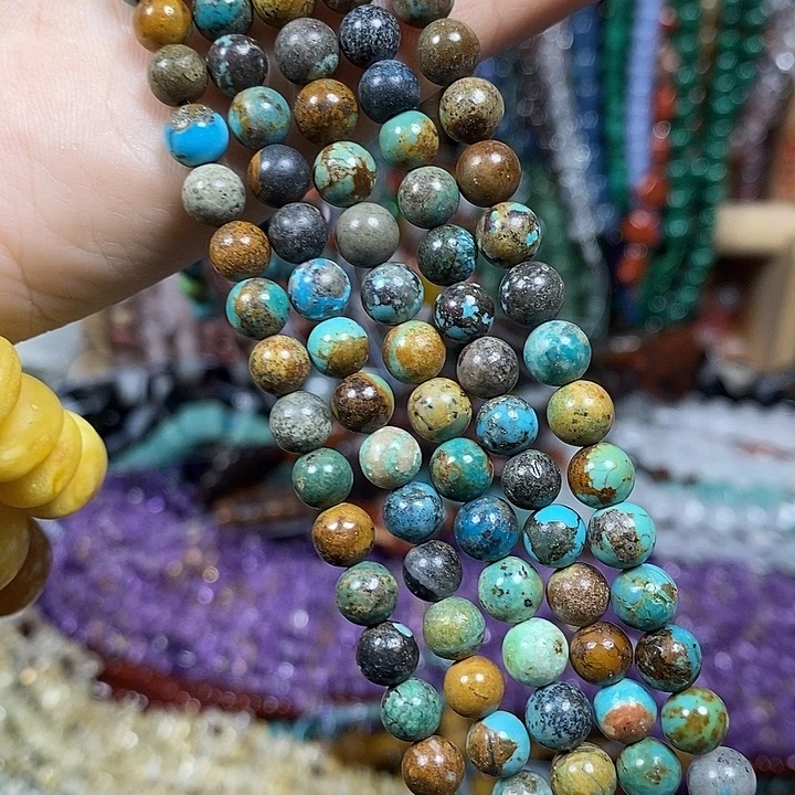 玛瑙/玉髓未镶嵌珠宝半成品天然湖小北卡6mm一条