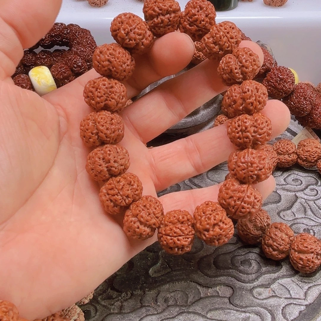 金刚菩提手串V052/21mm 五星梅双