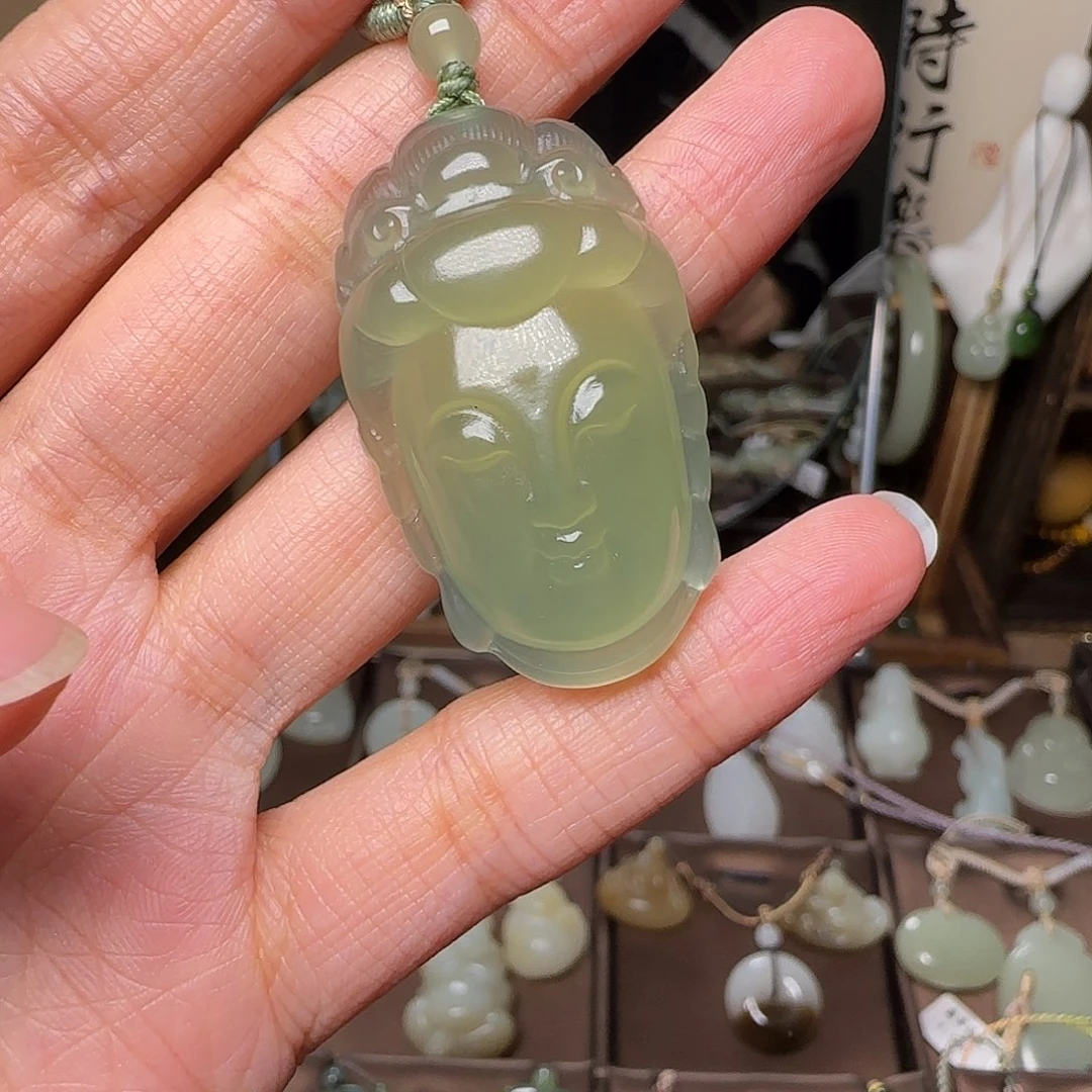 和田玉颈饰未镶嵌撒****a