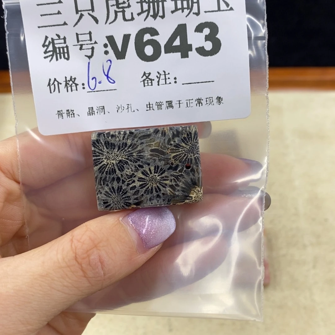 硅化珊瑚（珊瑚玉）未镶嵌1李****）