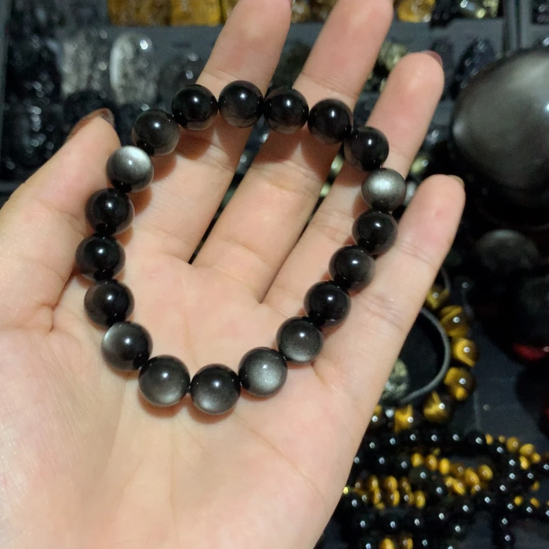 未镶嵌黑曜岩手链✨***3