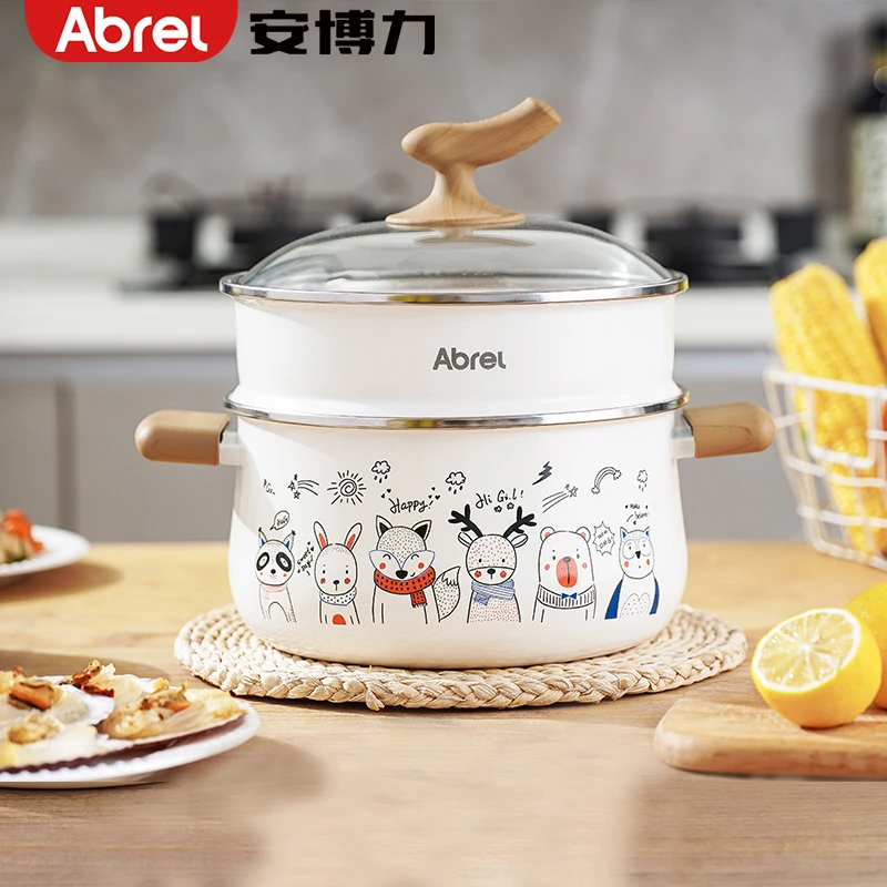安博力臻彩珐琅汤蒸锅FZ20TC1/FZ22TC1