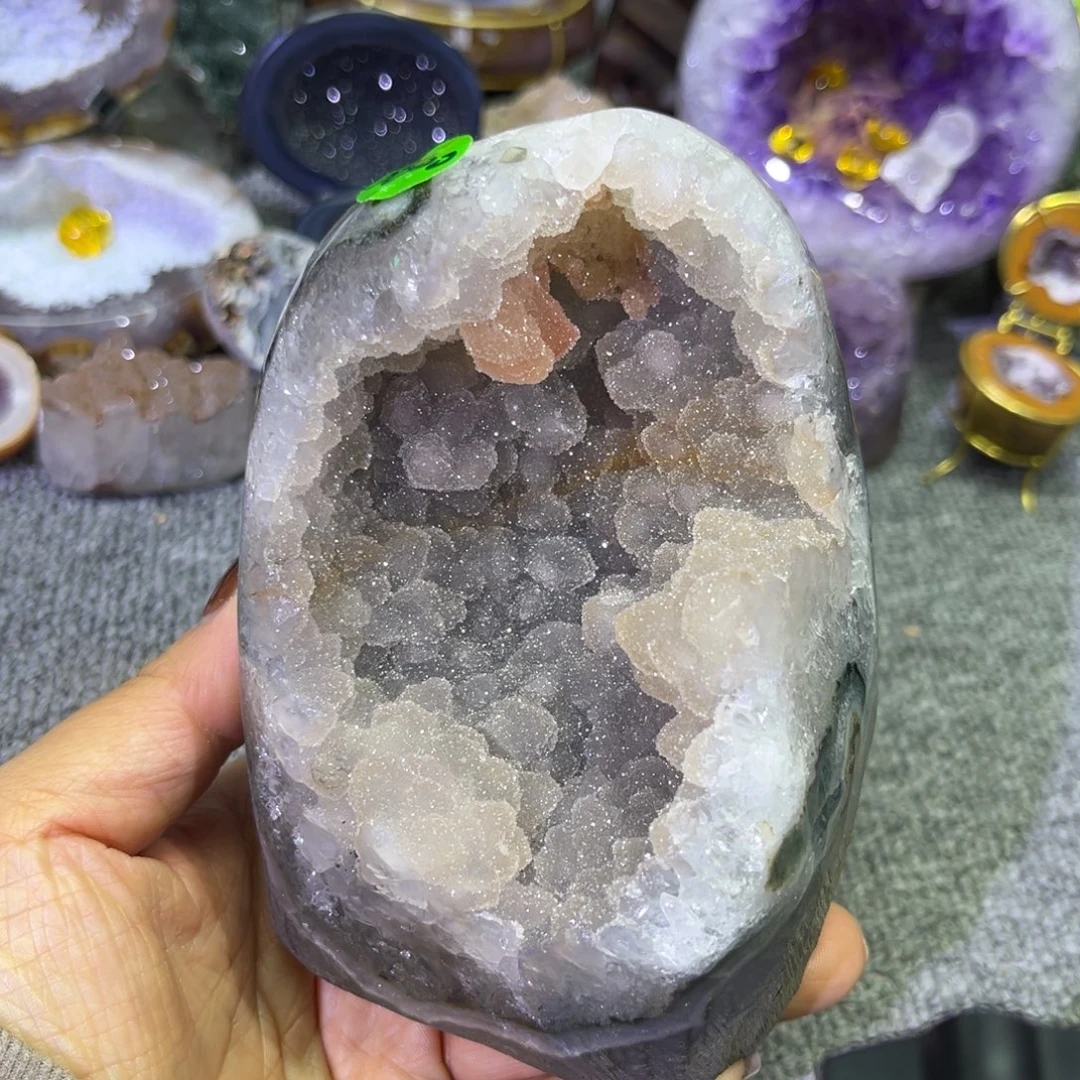 紫晶摆件未镶嵌水晶
