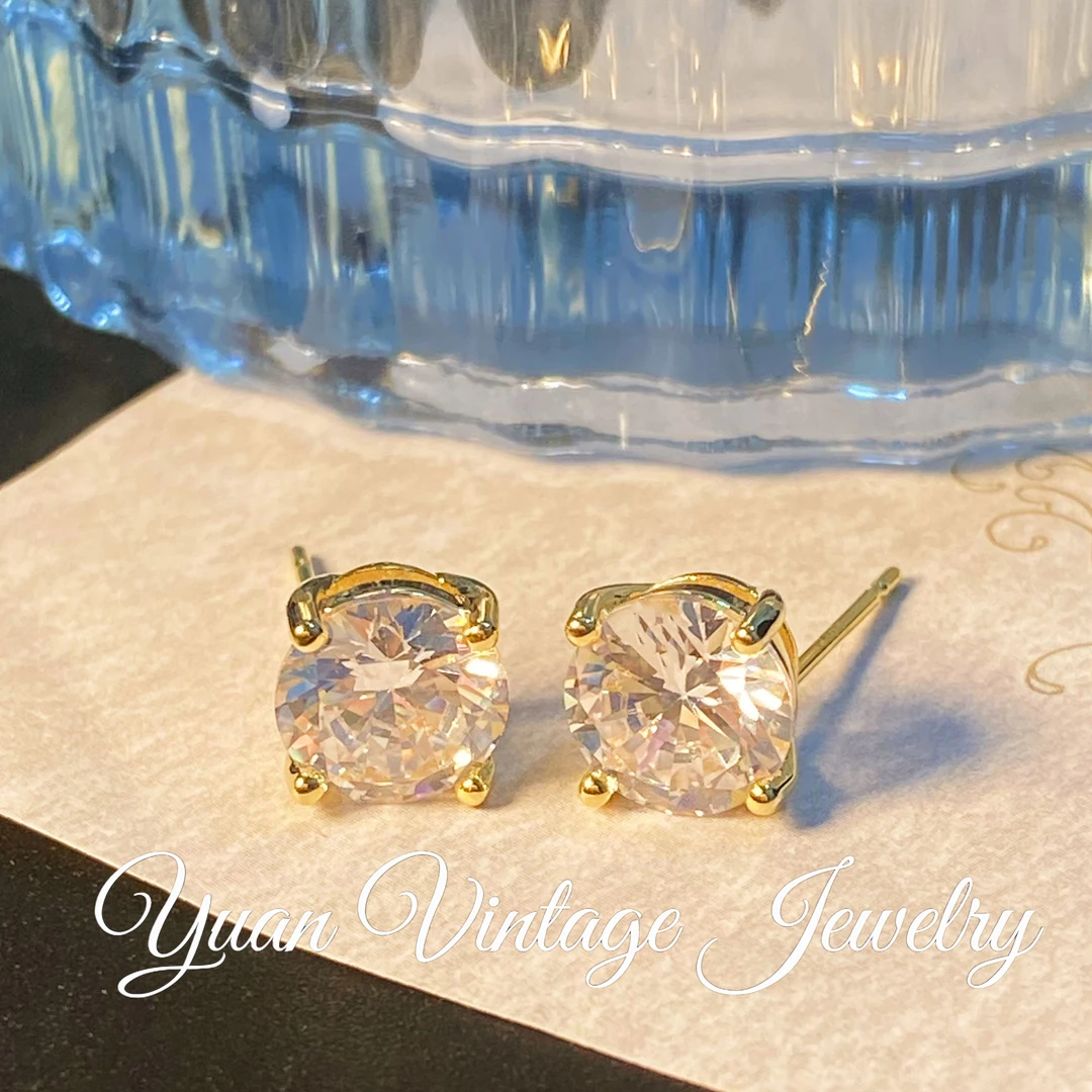 渡K金 E6656法★【月光千金】LIWEIKE  爱罗妮  福利限定 耳钉