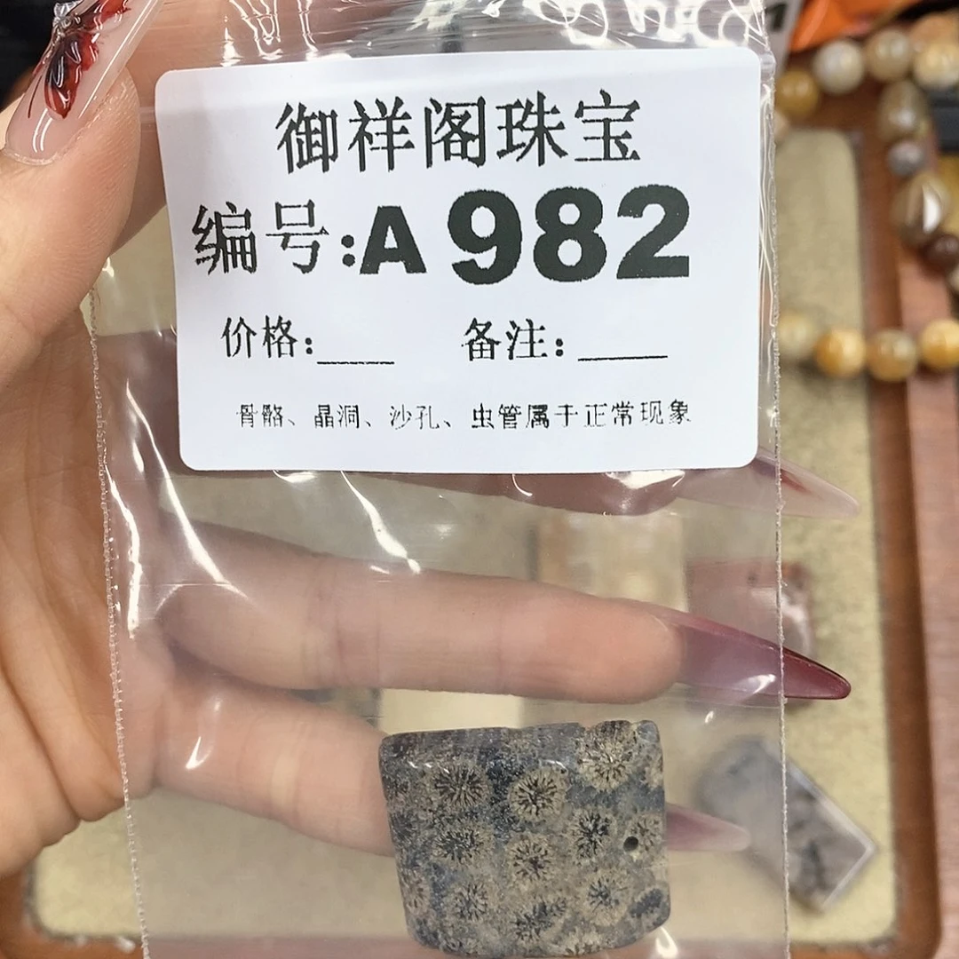 硅化珊瑚（珊瑚玉）颈饰未镶嵌一****~