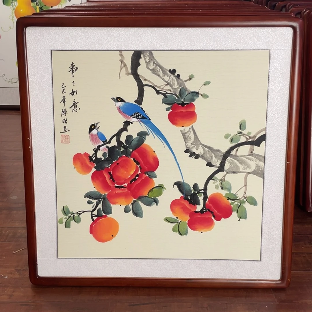 国画带框尺寸63*63厘米