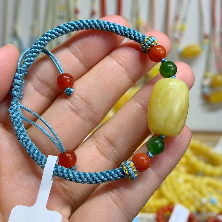 蜜蜡未镶嵌手链手绳