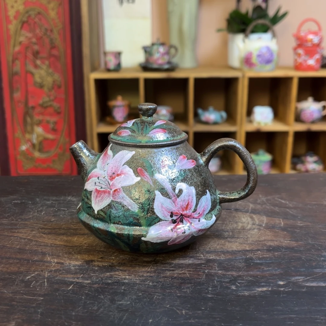 柴烧手工手绘陶瓷