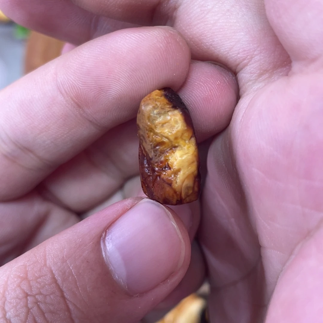 定制琥珀天然琥珀8老型一对