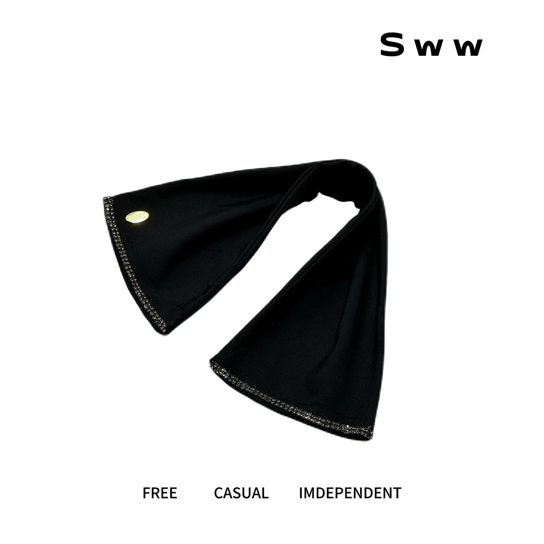 SWW扭扭懒人盘发神器旋转发带网红气质时尚波点丸子头发饰头饰