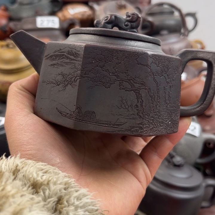 茶壶紫砂内口磕碰