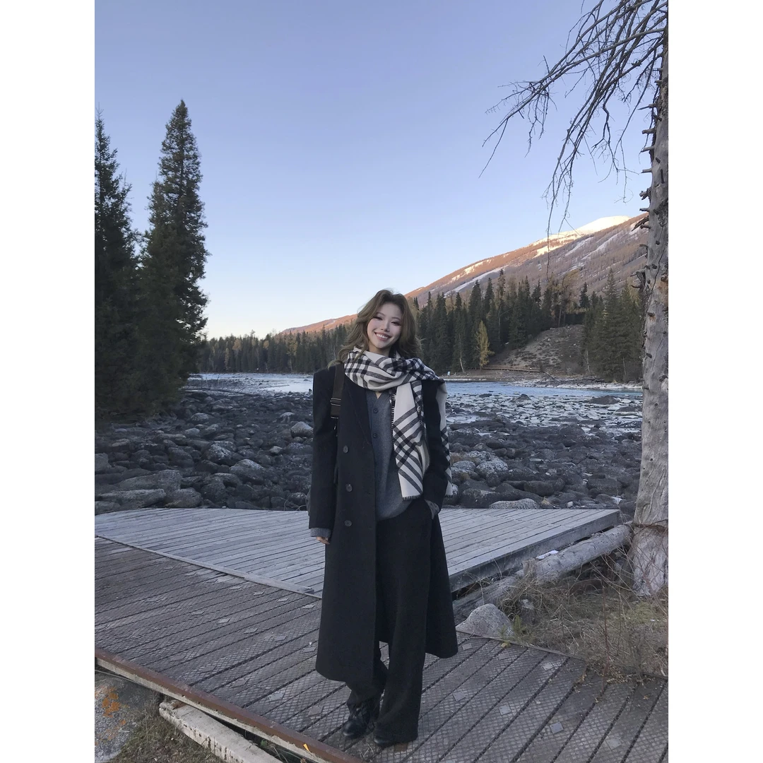 Lekii 百搭毛感爆款裤子日系休闲显瘦保暖遮肉低腰直筒裤