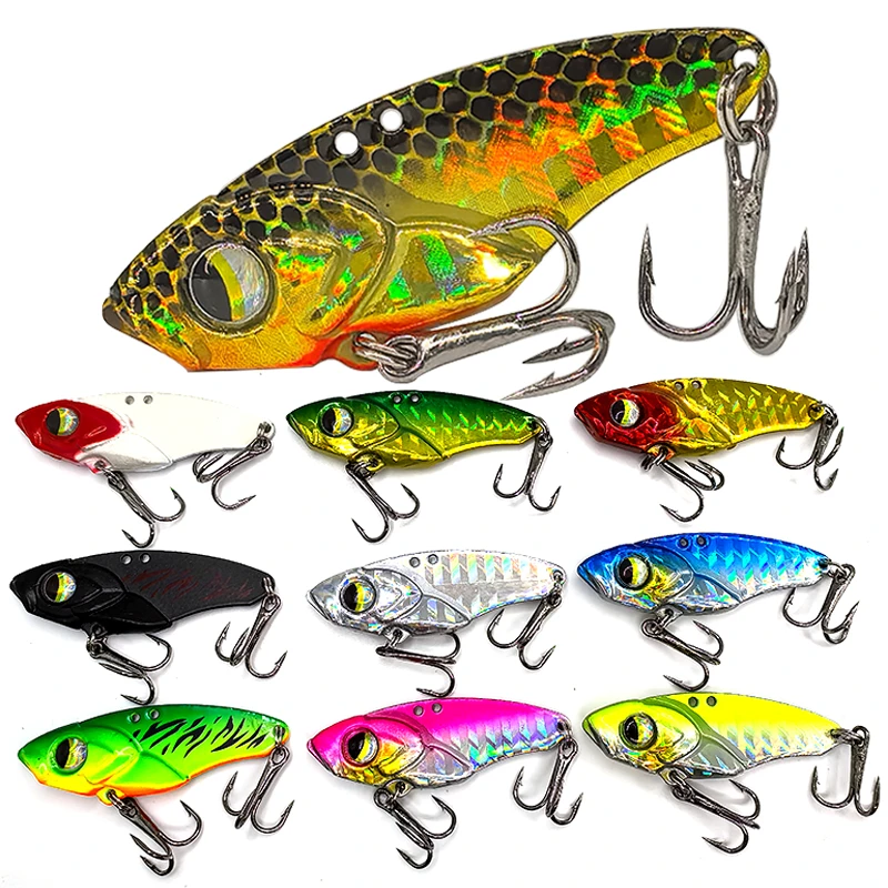 5g/3.5cm 7g/4cm 10g/4.5cm 15g/5cm十色铅包铜vib路亚饵翘嘴专用