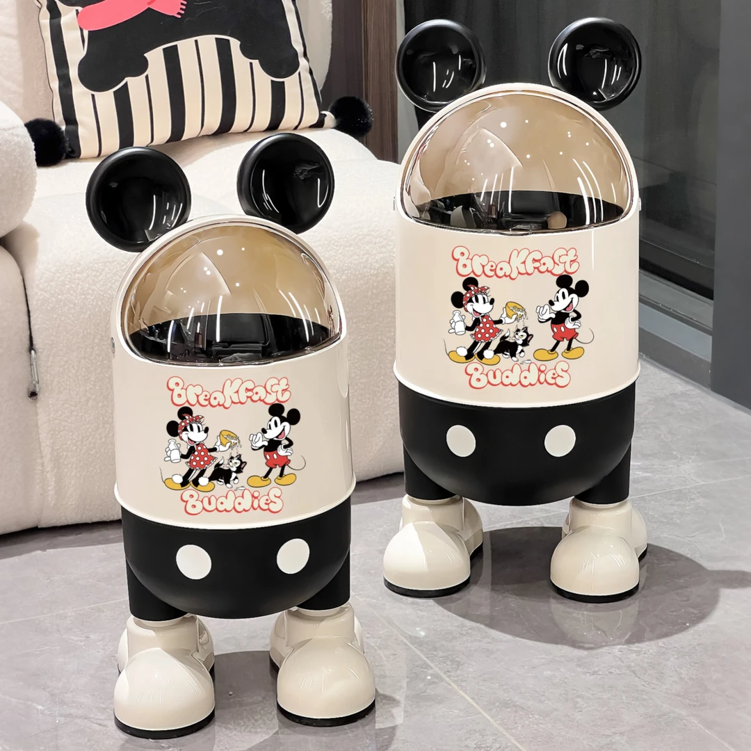 BSD新款垃圾桶家用客厅轻奢客厅卫生间高颜值可爱大容量带盖纸篓