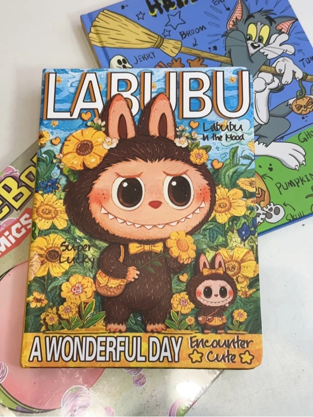 可爱卡通A5笔记本彩页设计手账本学生用记事本