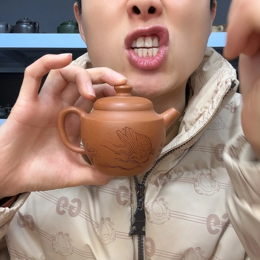 紫砂茶壶民间手艺人全手工制作