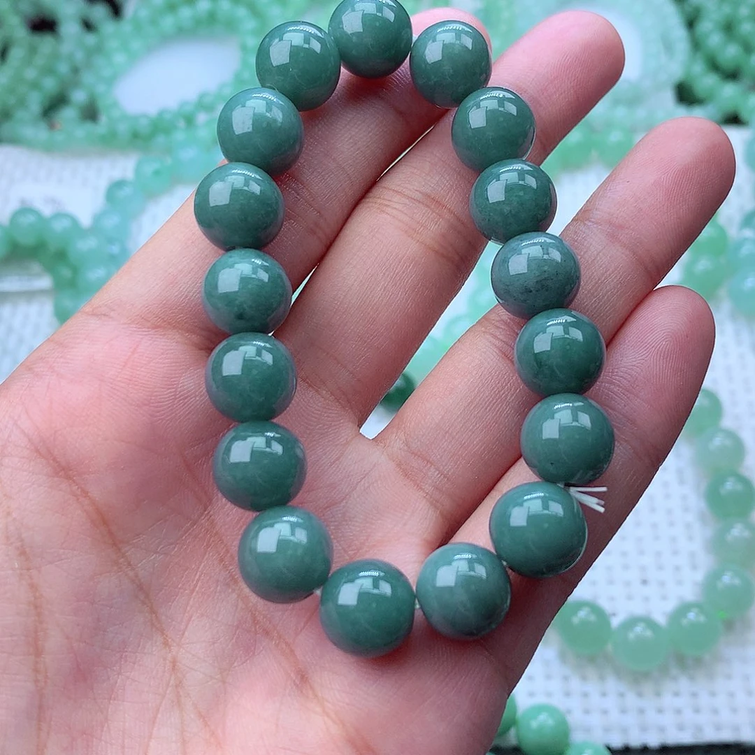 翡翠未镶嵌毛衣链