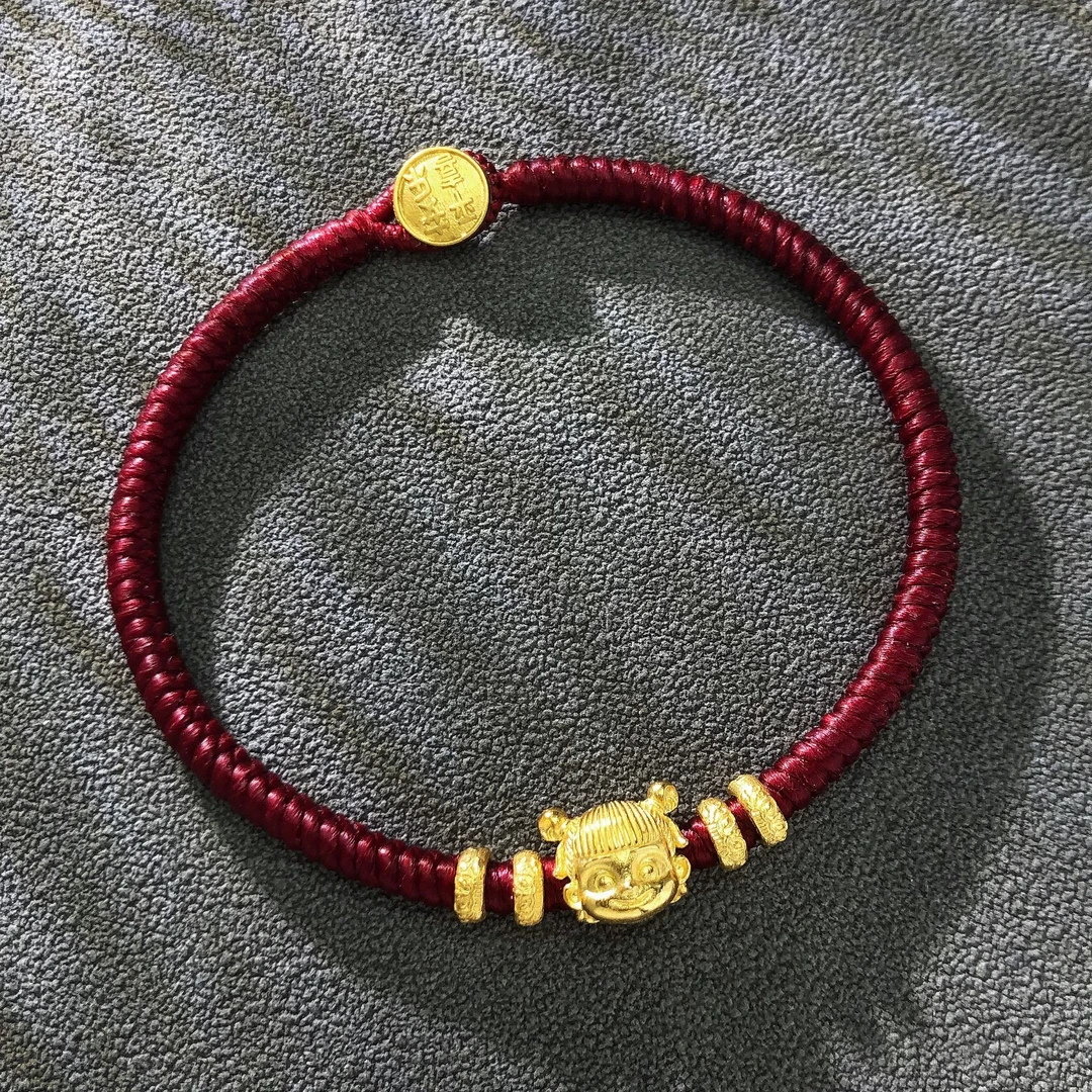 【举石臻选】TA07-1620-500个性手绳18k（一件/自选/约7.5*9*6.5mm）H