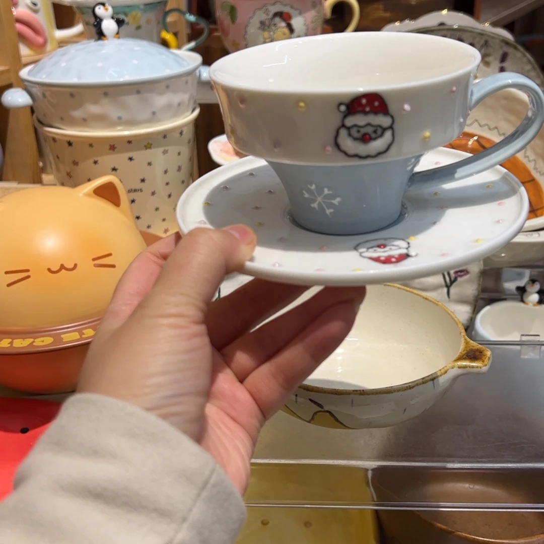 圣诞马克杯碟套装