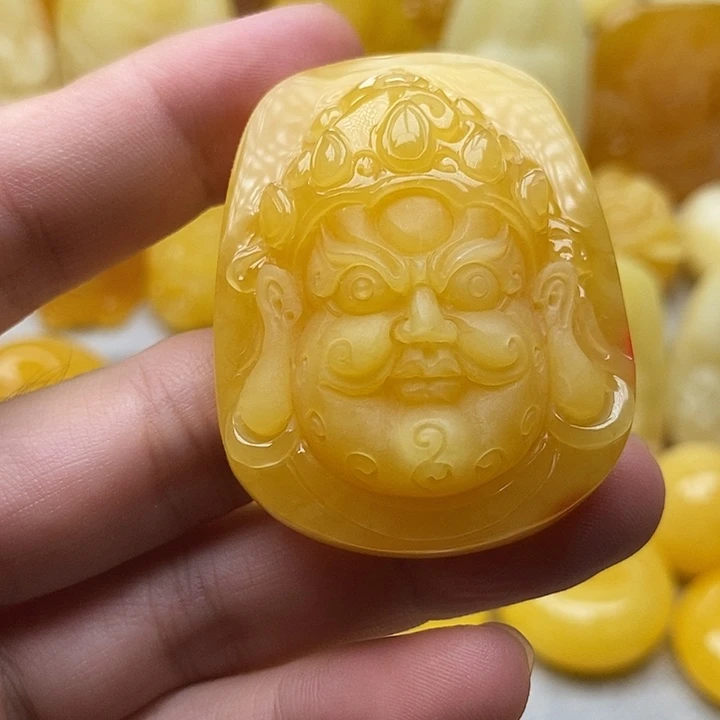 琥珀颈饰未镶嵌琥珀蜜蜡吊坠