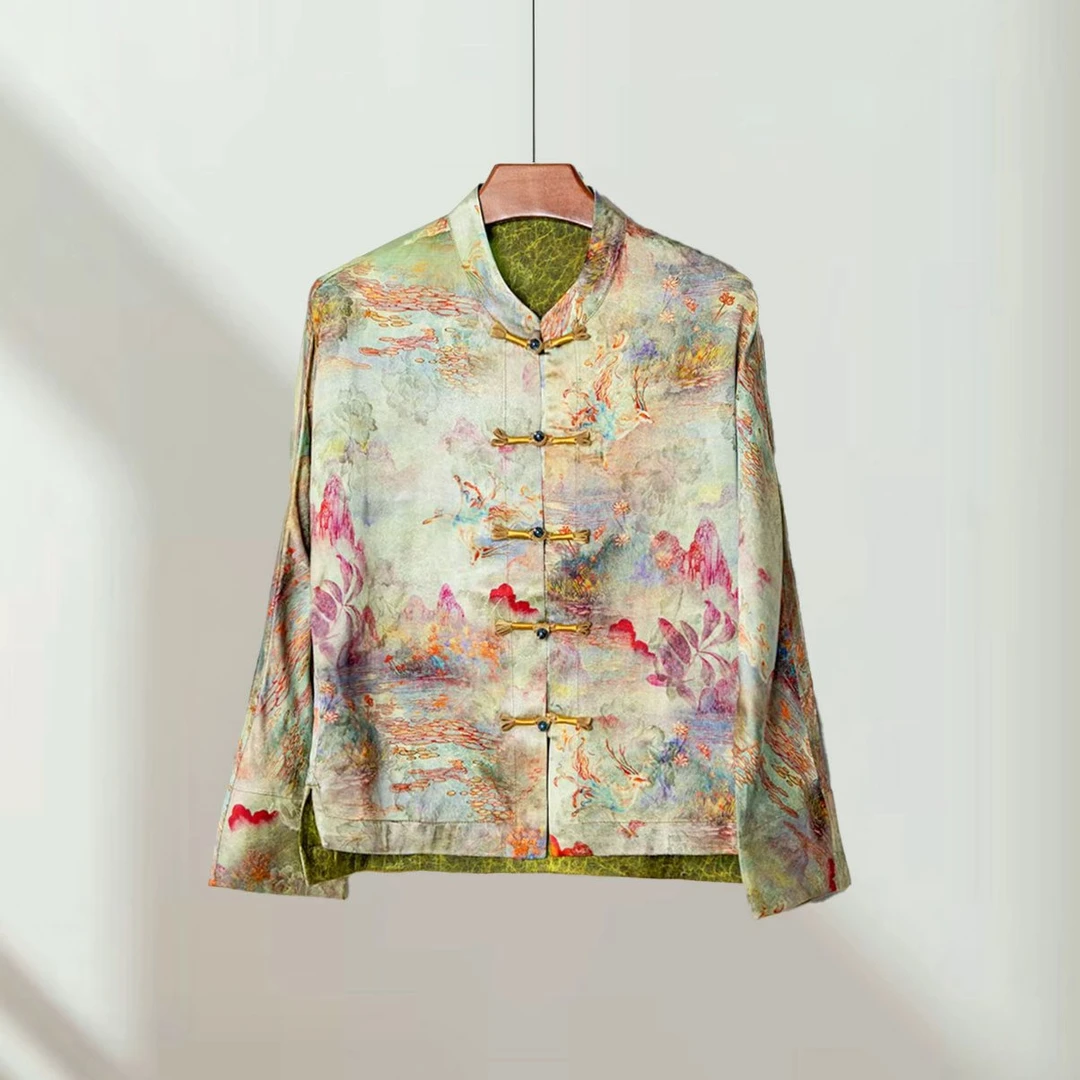 [春日花漾]春季新款中式国风外套上衣开衫3090