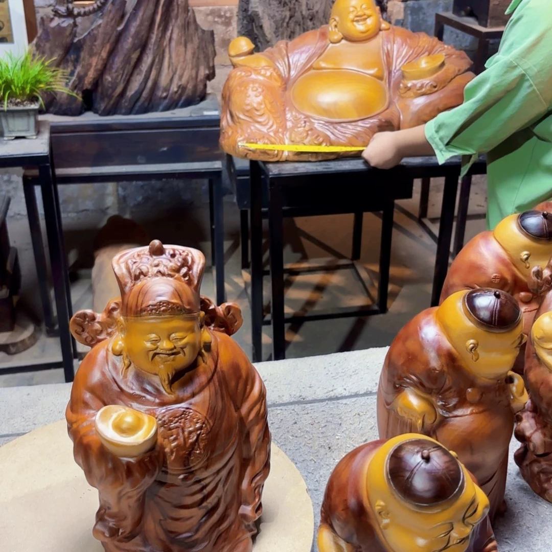 周***香樟木香樟木财神