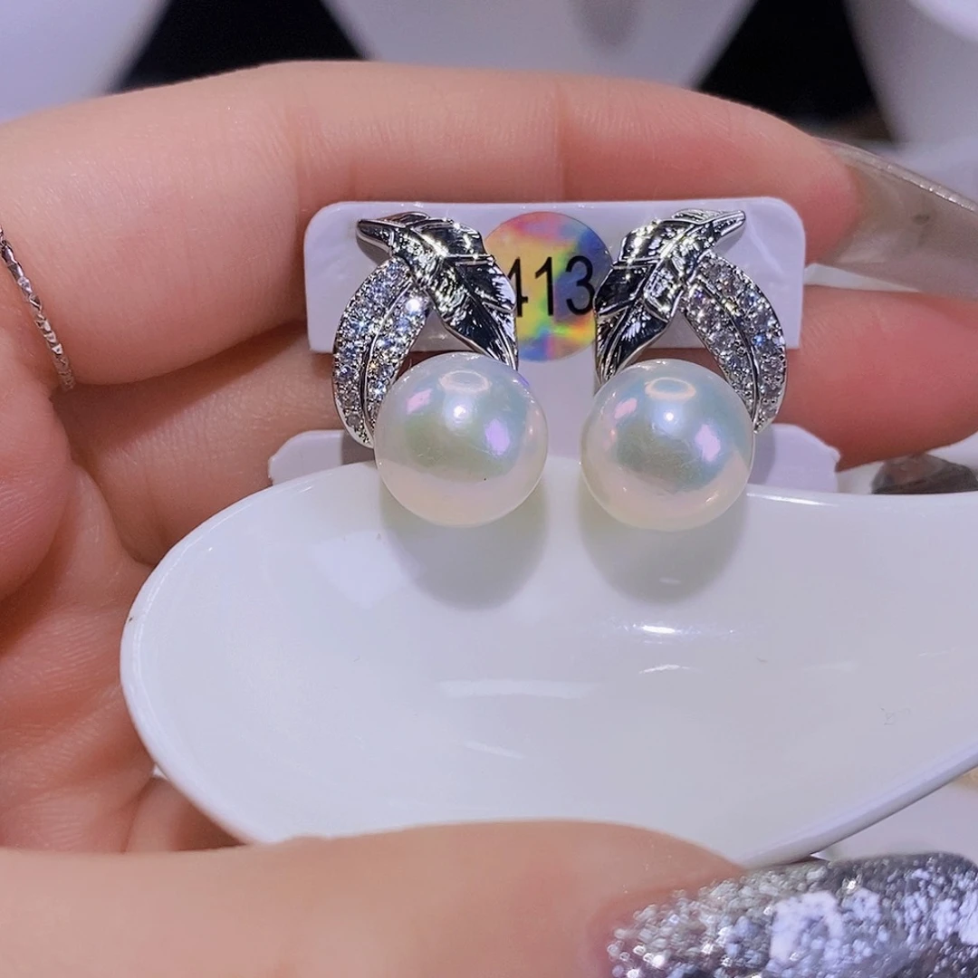 未镶嵌淡水珍珠耳饰