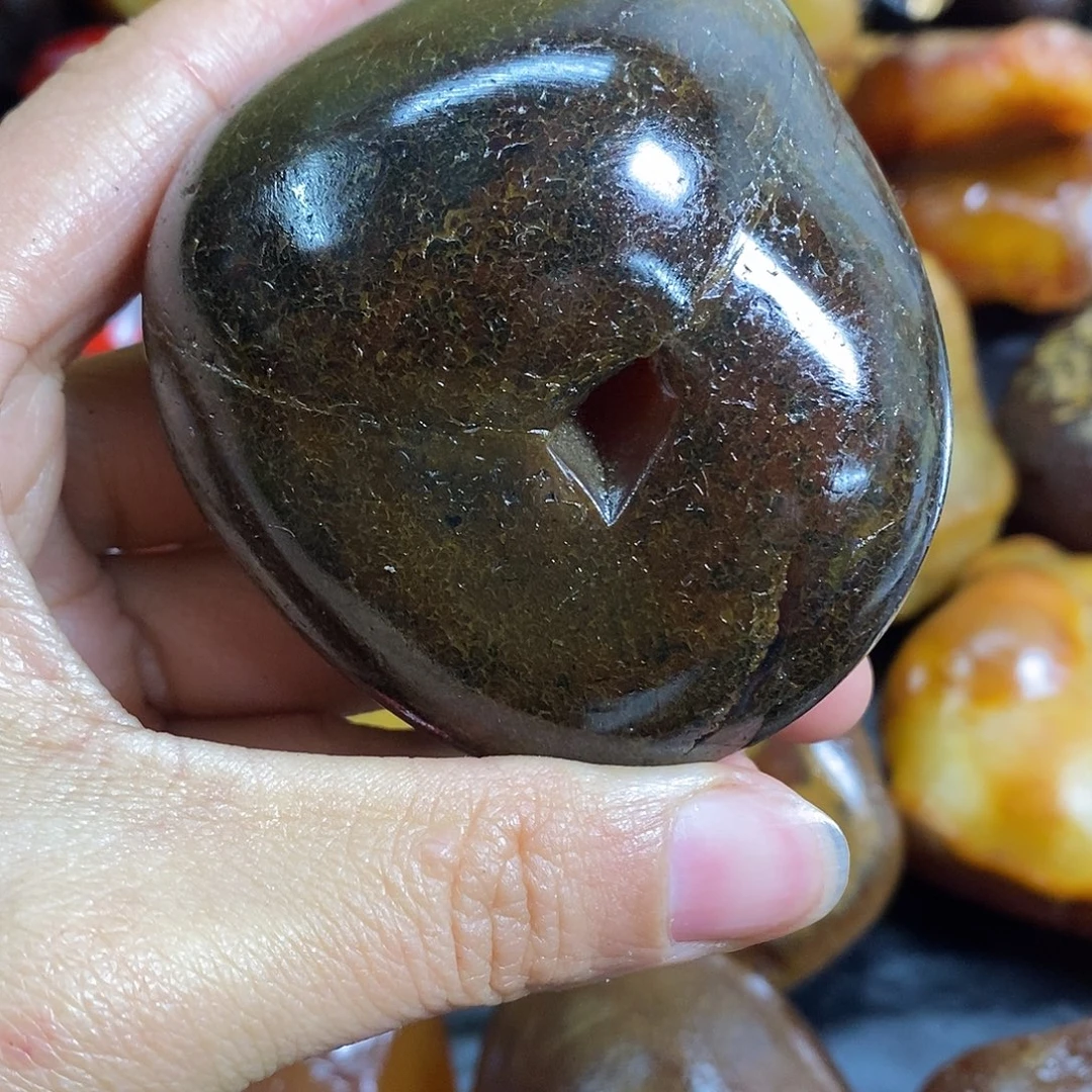 玛瑙/玉髓未镶嵌手把件