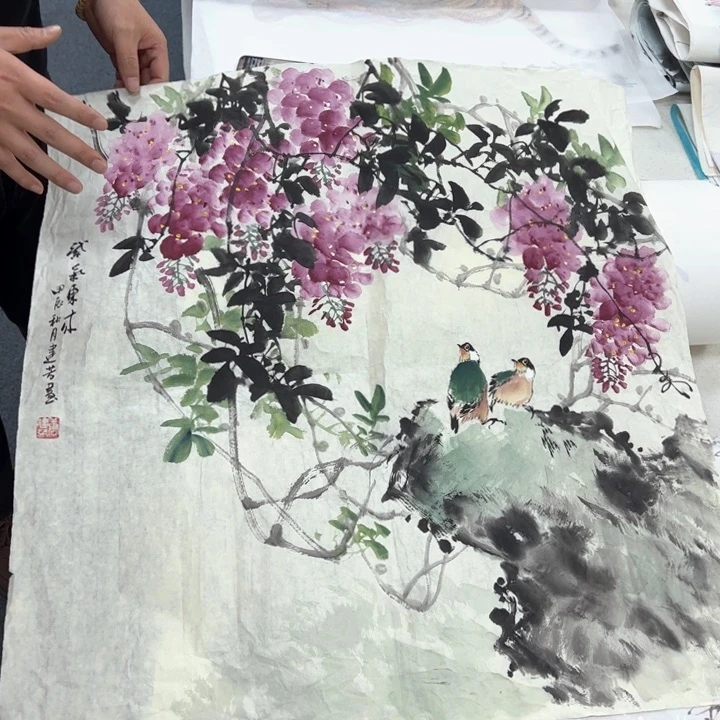 国画纯手绘作品欣赏图