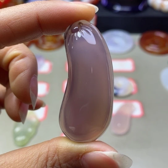 玛瑙/玉髓吊坠(不含链)未镶嵌木*啊