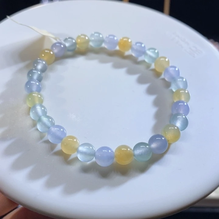 翡翠未镶嵌吊坠(不含链)翡翠糖果色手串卡6