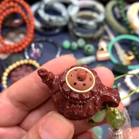【闪购商品】颈饰未镶嵌翡翠盘**哥