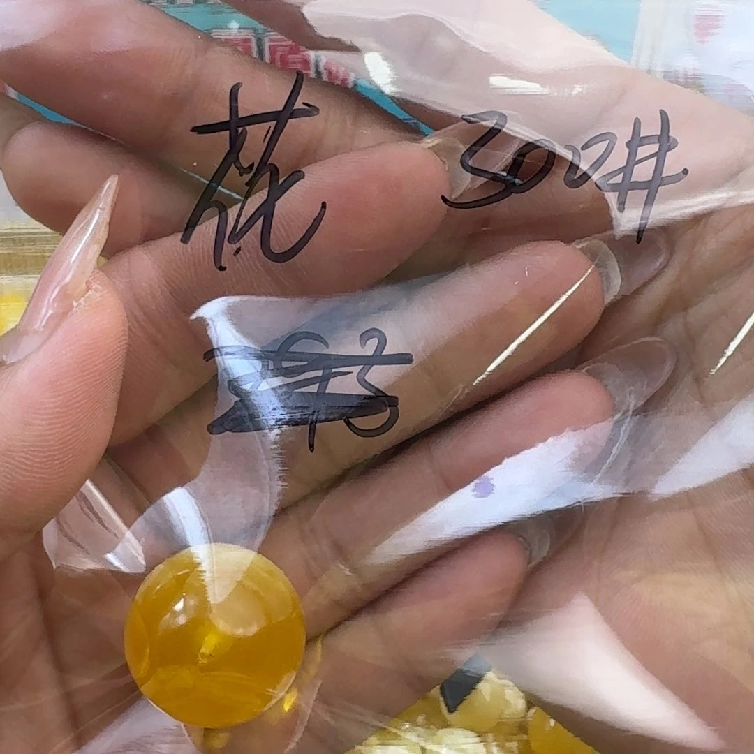 未镶嵌琥珀裸石花