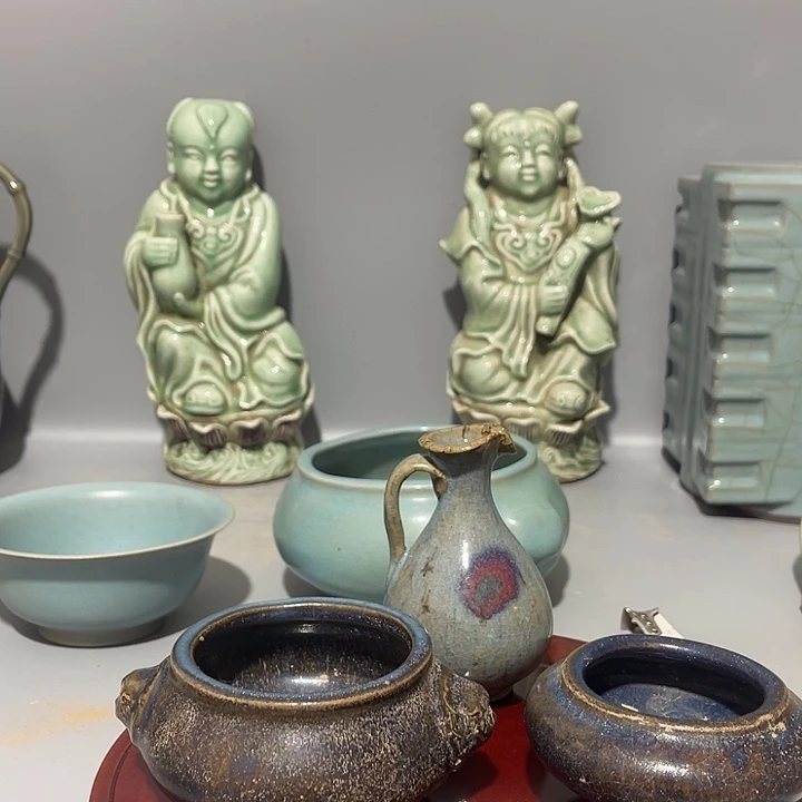 这…钧瓷小件给大家放漏结缘