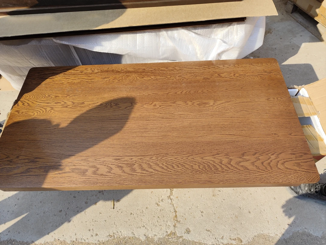 餐桌 橡木 160*80*75 有腿 瑕疵无售后