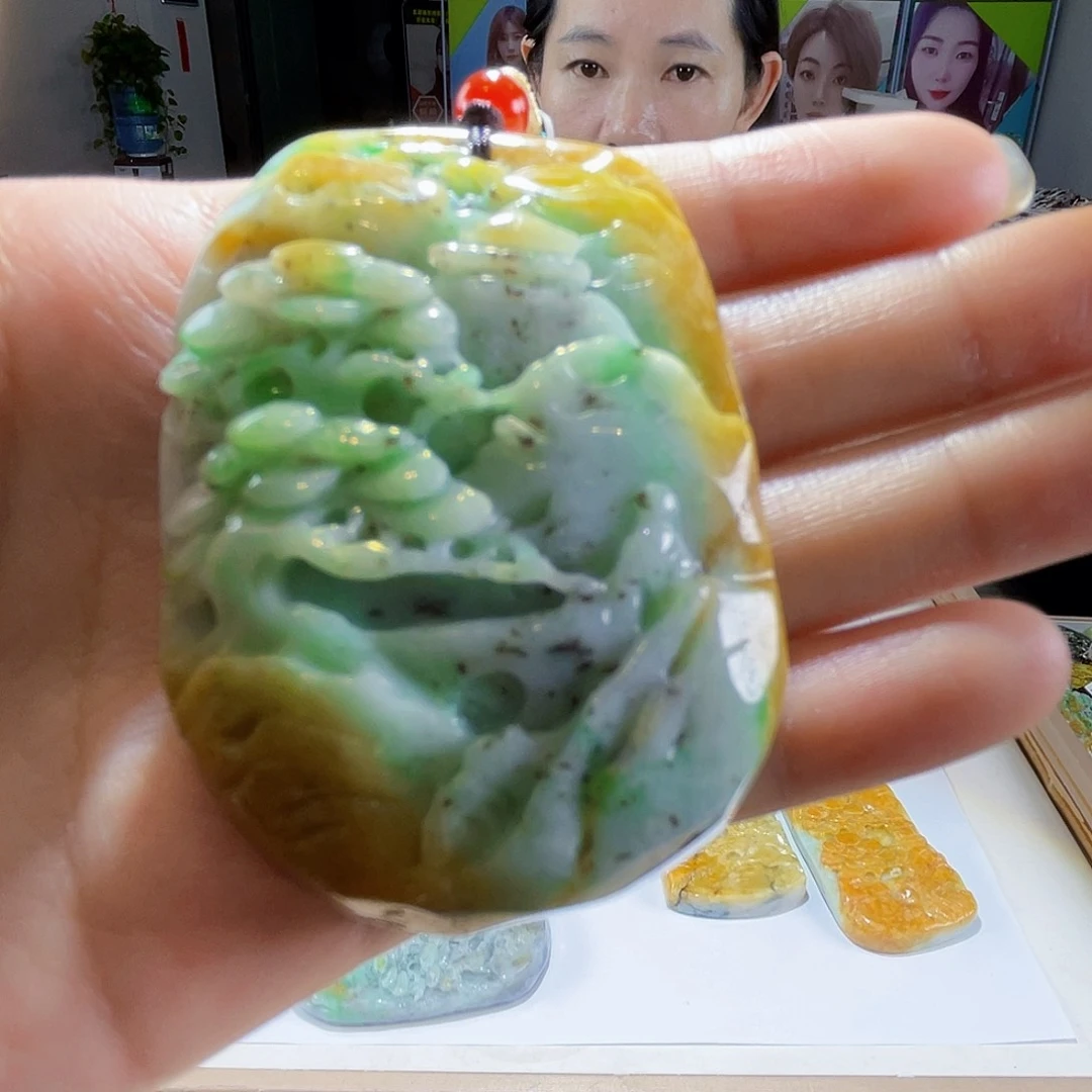 颈饰未镶嵌翡翠翡翠