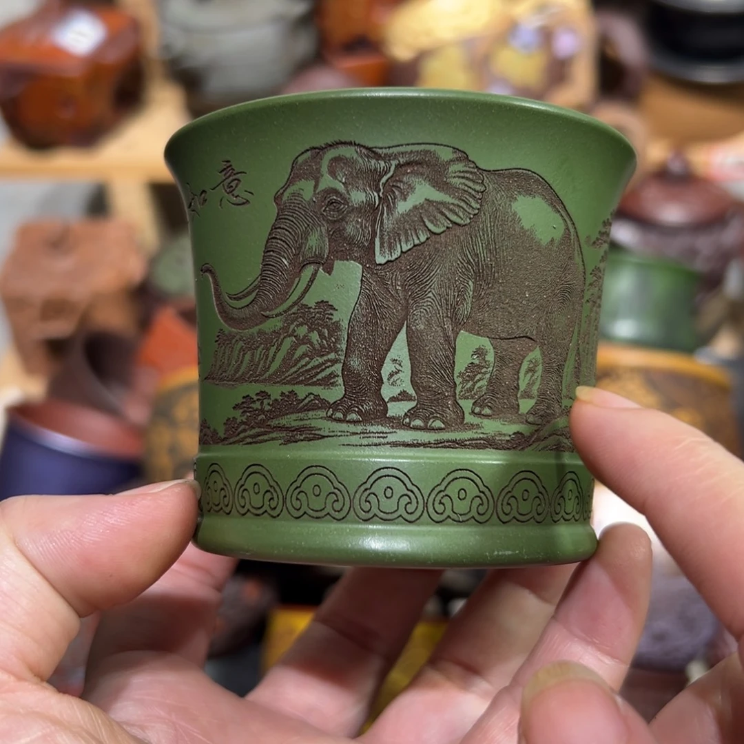 茶杯紫砂宜兴紫砂主人杯