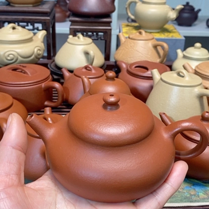 【闪购商品】紫砂茶壶朱泥半手工