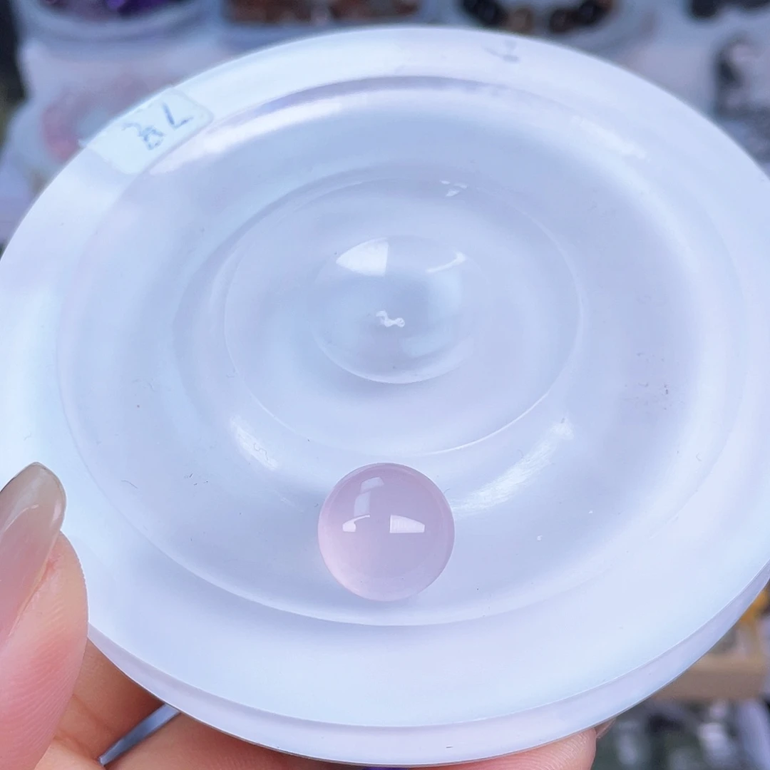 水晶单珠打孔不退不换未镶嵌